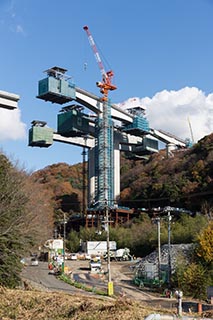 Motorway construction, Wakayama Prefecture, Japan