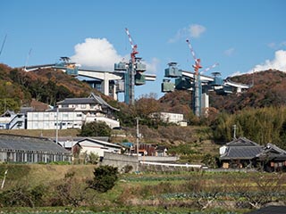 Motorway construction, Wakayama Prefecture, Japan