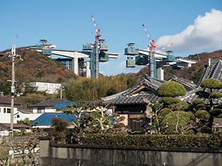 Motorway construction, Wakayama Prefecture, Japan