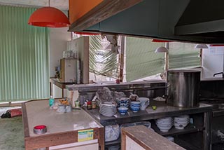 Abandoned Delicious Foods Ramen Shop Interior