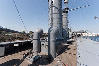 Amidships on Battleship Mikasa