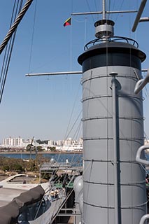 Funnel of Battleship Mikasa