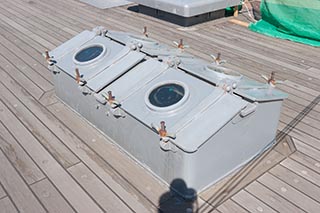 Skylight on Battleship Mikasa