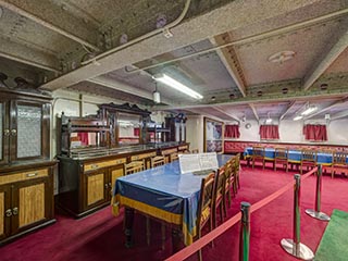 Wardroom of Battleship Mikasa