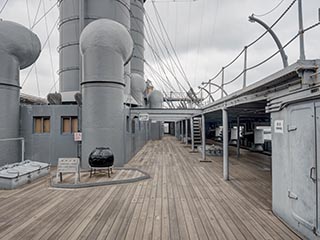 Amidships on Battleship Mikasa