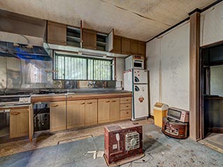 Abandoned kitchen, Kanagawa Prefecture, Japan