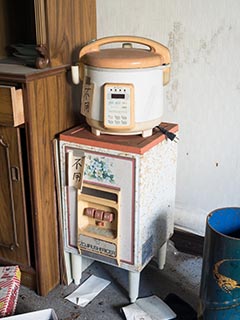 Abandoned kitchen, Kanagawa Prefecture, Japan