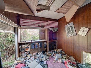 Abandoned bedroom, Kanagawa Prefecture, Japan