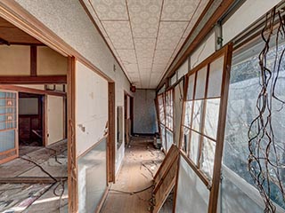 Abandoned house, Kanagawa Prefecture, Japan