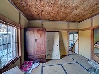 Abandoned bedroom, Kanagawa Prefecture, Japan