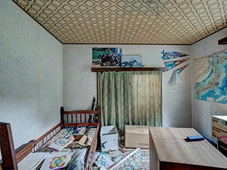 Abandoned bedroom, Kanagawa Prefecture, Japan