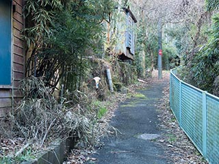 Laneway in abandoned neighbourhood