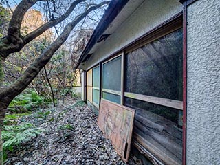 Abandoned houses, Kanagawa Prefecture, Japan