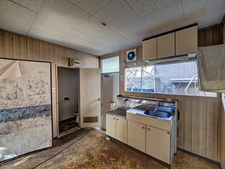 Abandoned kitchen, Kanagawa Prefecture, Japan