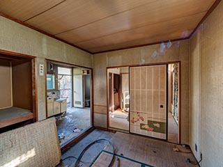 Abandoned apartment, Kanagawa Prefecture, Japan