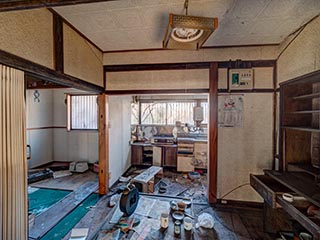Abandoned house, Kanagawa Prefecture, Japan