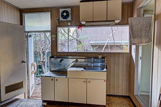 Abandoned kitchen, Kanagawa Prefecture, Japan