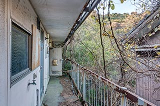 Abandoned apartment bathroom, Kanagawa Prefecture, Japan
