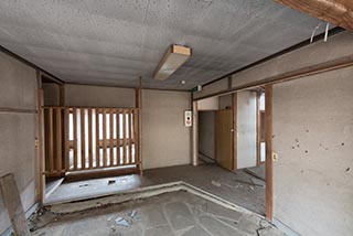 Abandoned Japanese Restaurant Interior