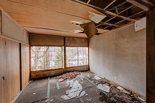 Abandoned Japanese Restaurant Interior