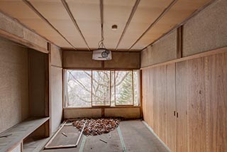 Abandoned Japanese Restaurant Interior