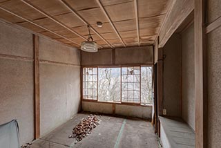 Abandoned Japanese Restaurant Interior