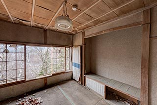 Abandoned Japanese Restaurant Interior