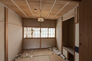 Abandoned Japanese Restaurant Interior