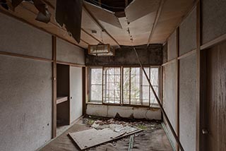 Abandoned Japanese Restaurant Interior