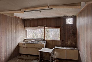 Abandoned Japanese Restaurant Interior