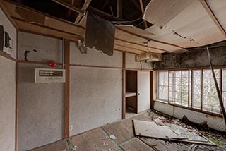 Abandoned Japanese Restaurant Interior