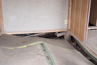 Collapsing Floors in Abandoned Restaurant