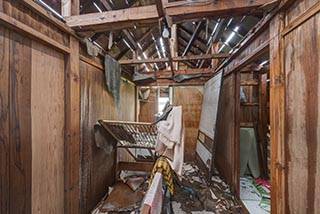 Decaying Upstairs Rooms in Abandoned Hokkaido Farmhouse