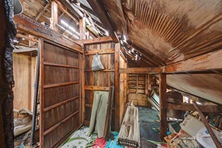 Decaying Upstairs Rooms in Abandoned Hokkaido Farmhouse