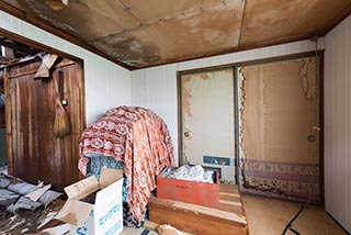 Decaying Upstairs Rooms in Abandoned Hokkaido Farmhouse