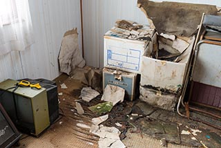 Decaying Upstairs Rooms in Abandoned Hokkaido Farmhouse