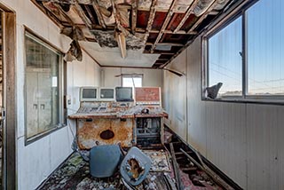 Control room of Hokkou Concrete plant