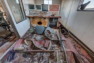 Control room of Hokkou Concrete plant