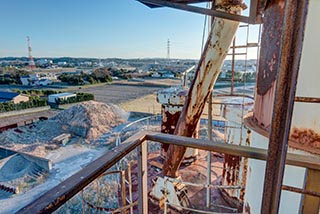 View from abandoned Hokkou Concrete plant