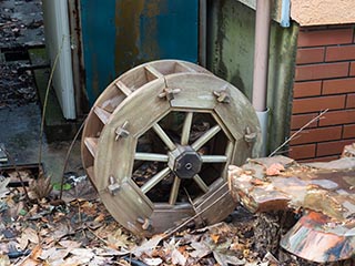 Waterwheel at Hotel Gaia