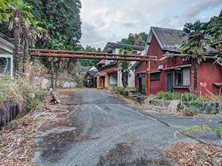 Driveway of Hotel Gaia