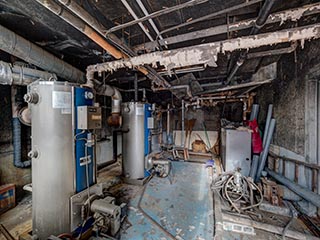 Boiler room of Hotel New Royal