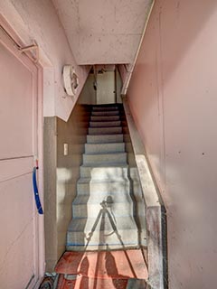 Staircase to guest room in Hotel New Royal