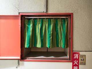 Guest room shutter in Hotel New Royal