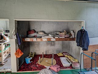 Storage closet in Hotel New Royal