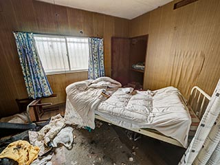 Bedroom in manager's house of Hotel Penguin Village