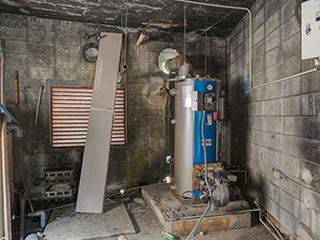 Boiler room of Hotel Penguin Village