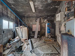 Boiler room of Hotel Penguin Village