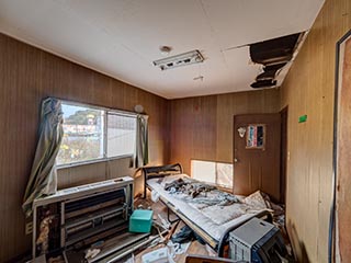 Bedroom in manager's house of Hotel Penguin Village