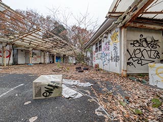 Car park of Hotel Queen